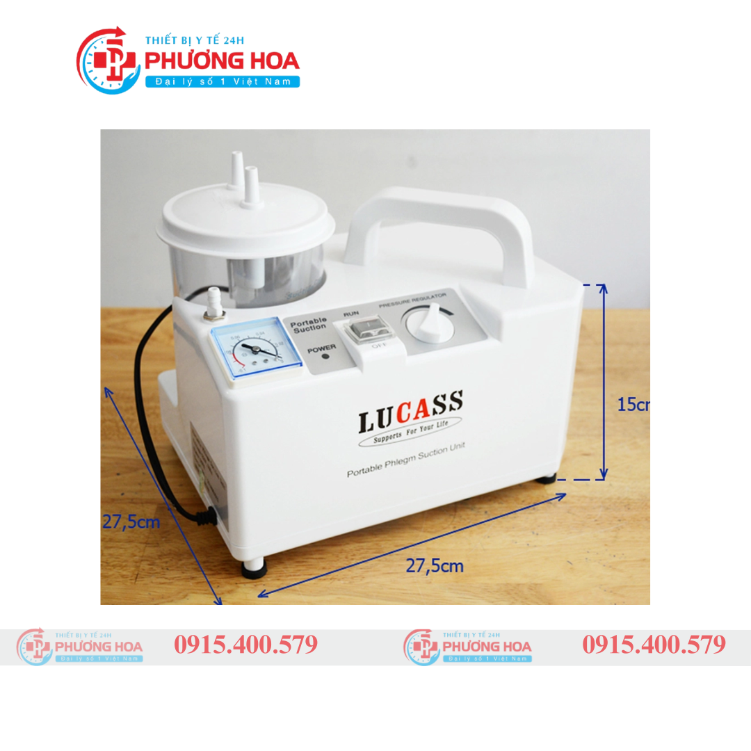 Máy hút dịch Lucass SS-6A có gì nổi bật khi dùng tại nhà?
